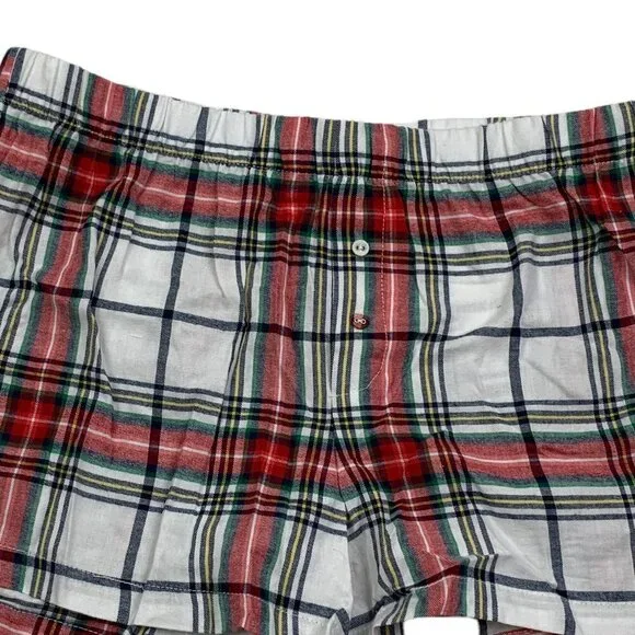 Wondershop Holiday/Christmas/Winter 3-Piece Plaid Pajama Set Women's Size Medium - Picture 8 of 11